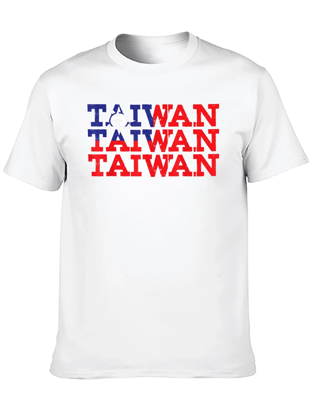 Taiwan Flag T-Shirt - Distressed Patriotic Tee