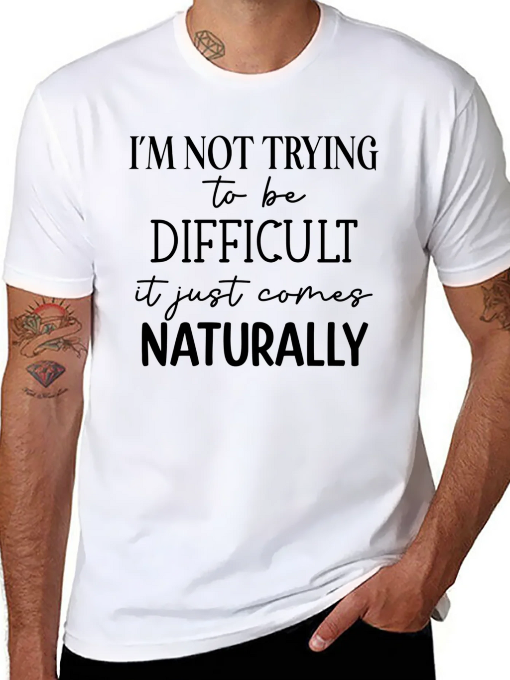 Difficult? Funny T-Shirt