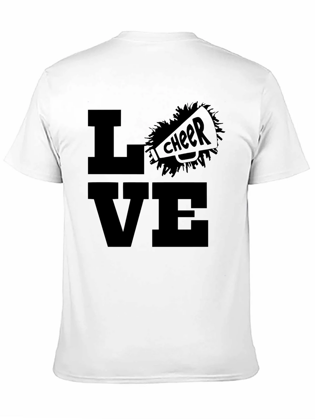 Love Cheer T-Shirt - Black Graphic Tee