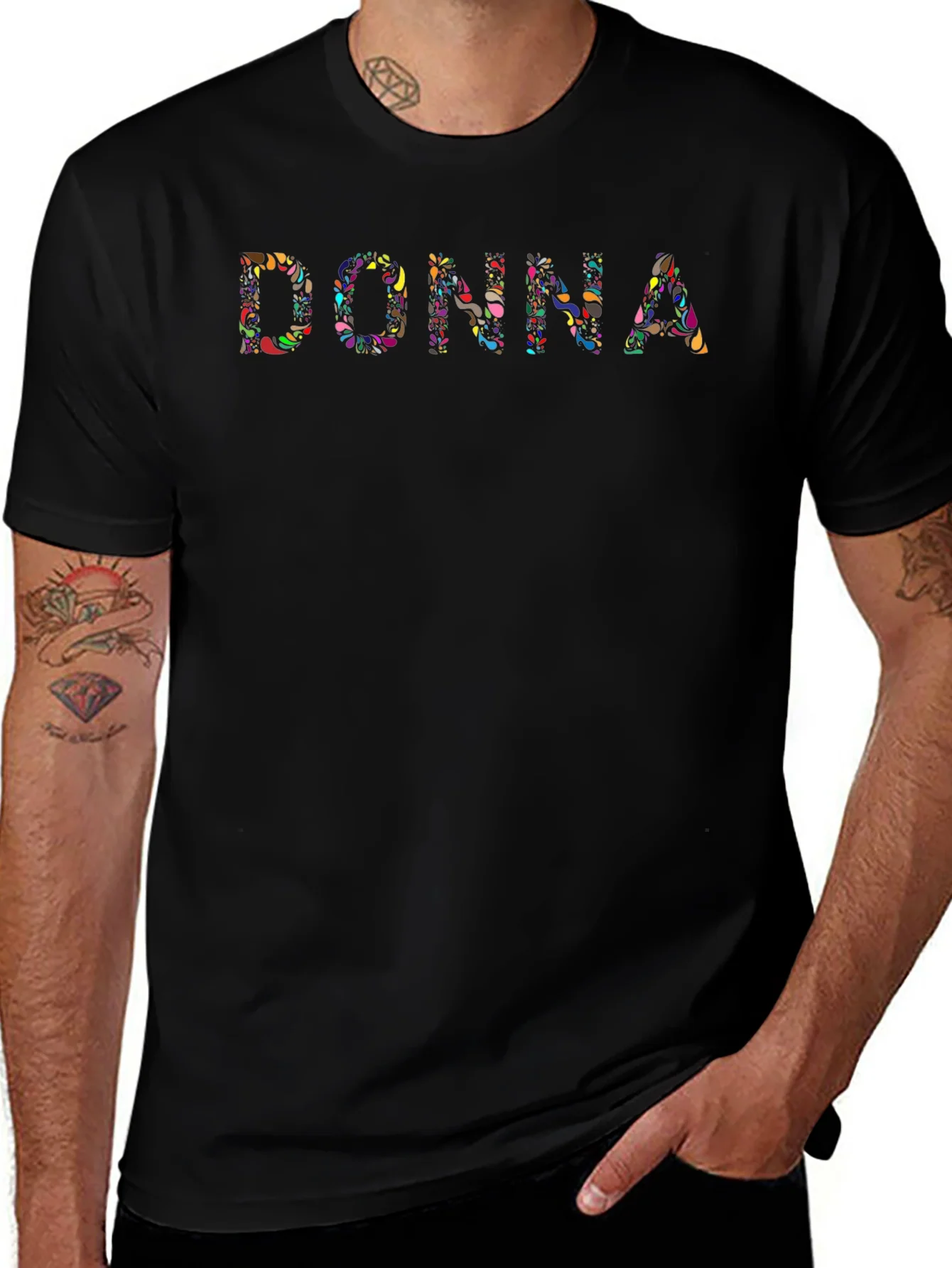 Donna Colorful Graphic Tee - Unisex