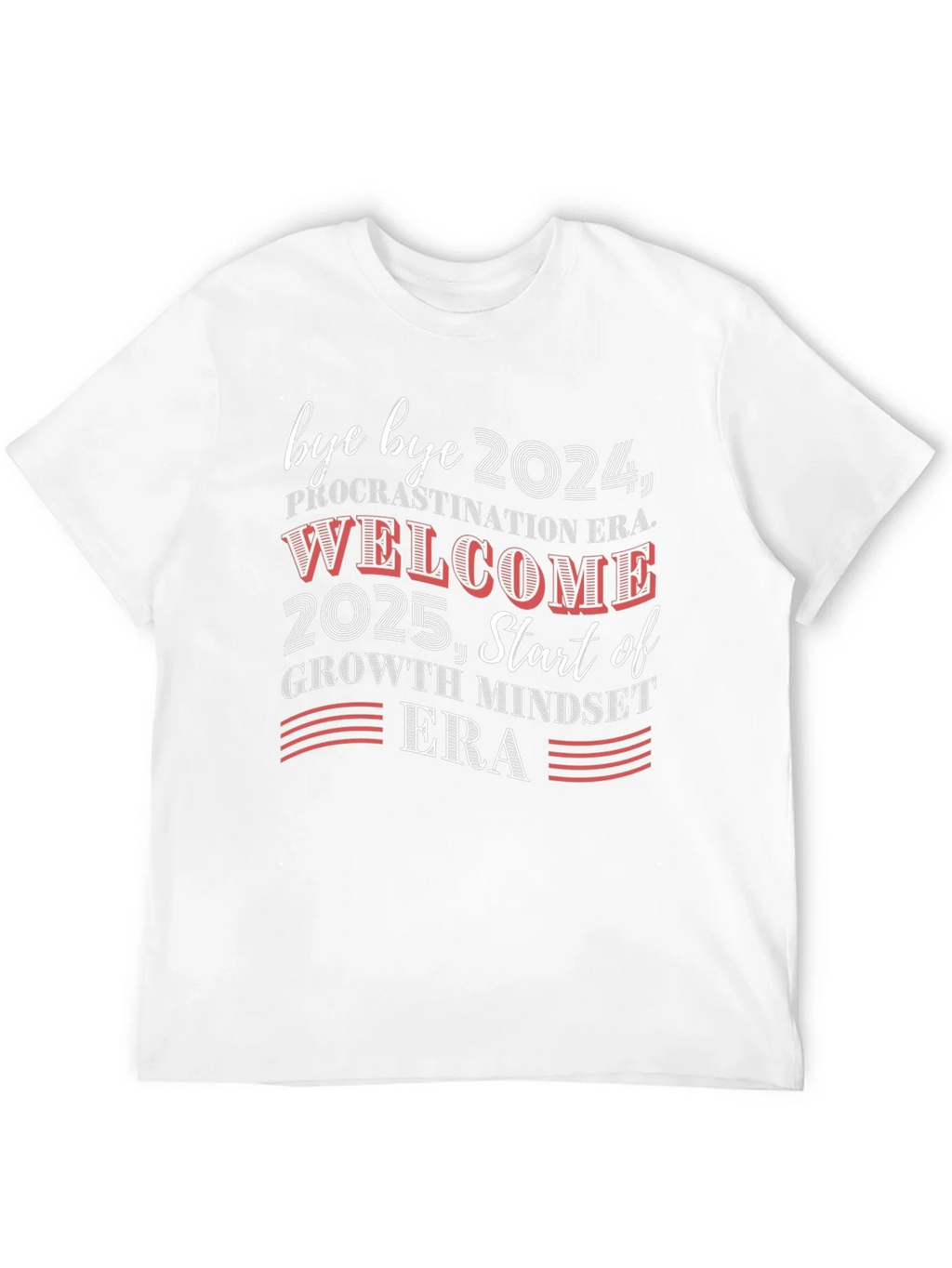 Bye Bye 2024 Welcome 2025 Graphic Tee