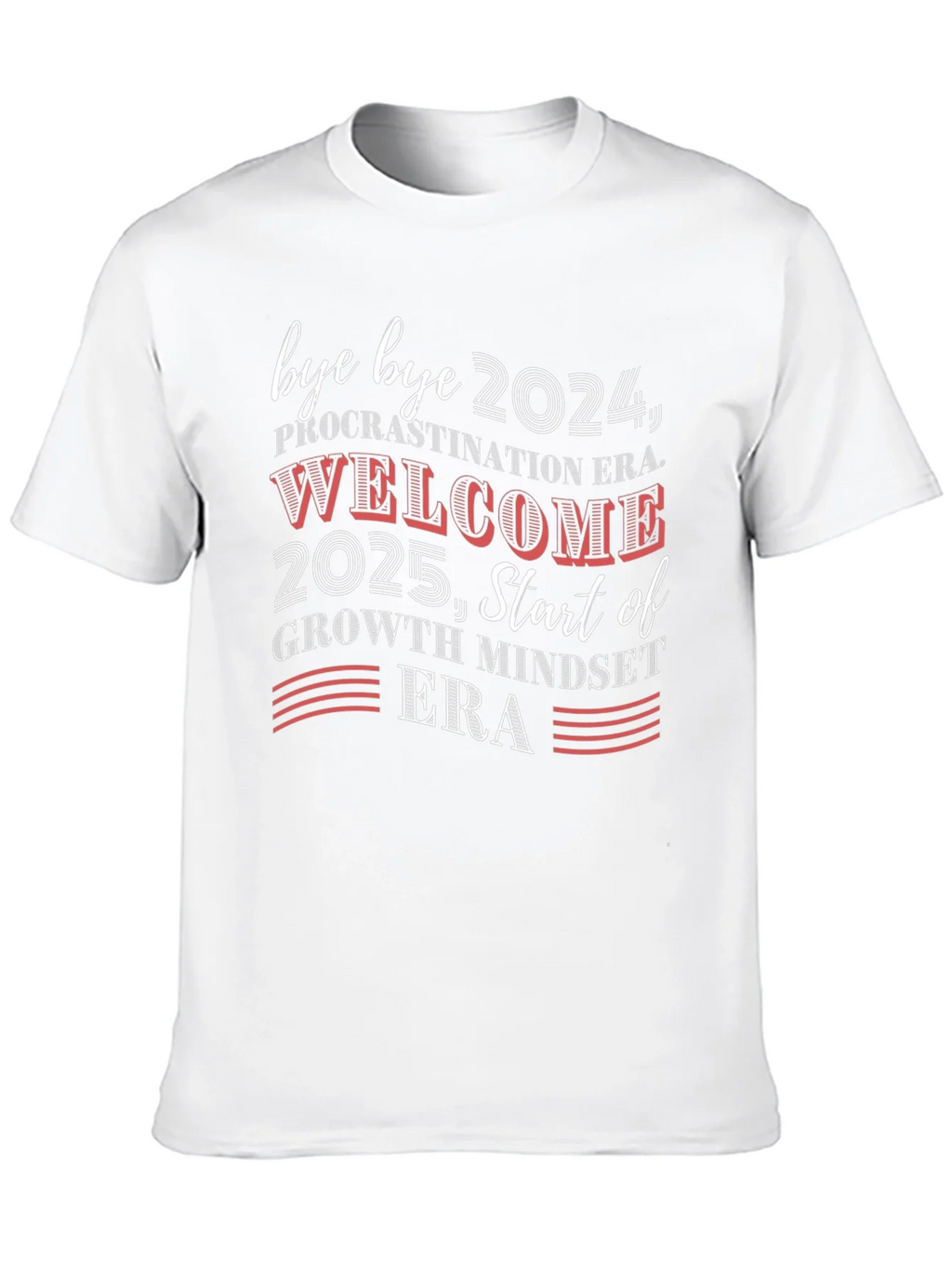 Bye Bye 2024 Welcome 2025 Graphic Tee