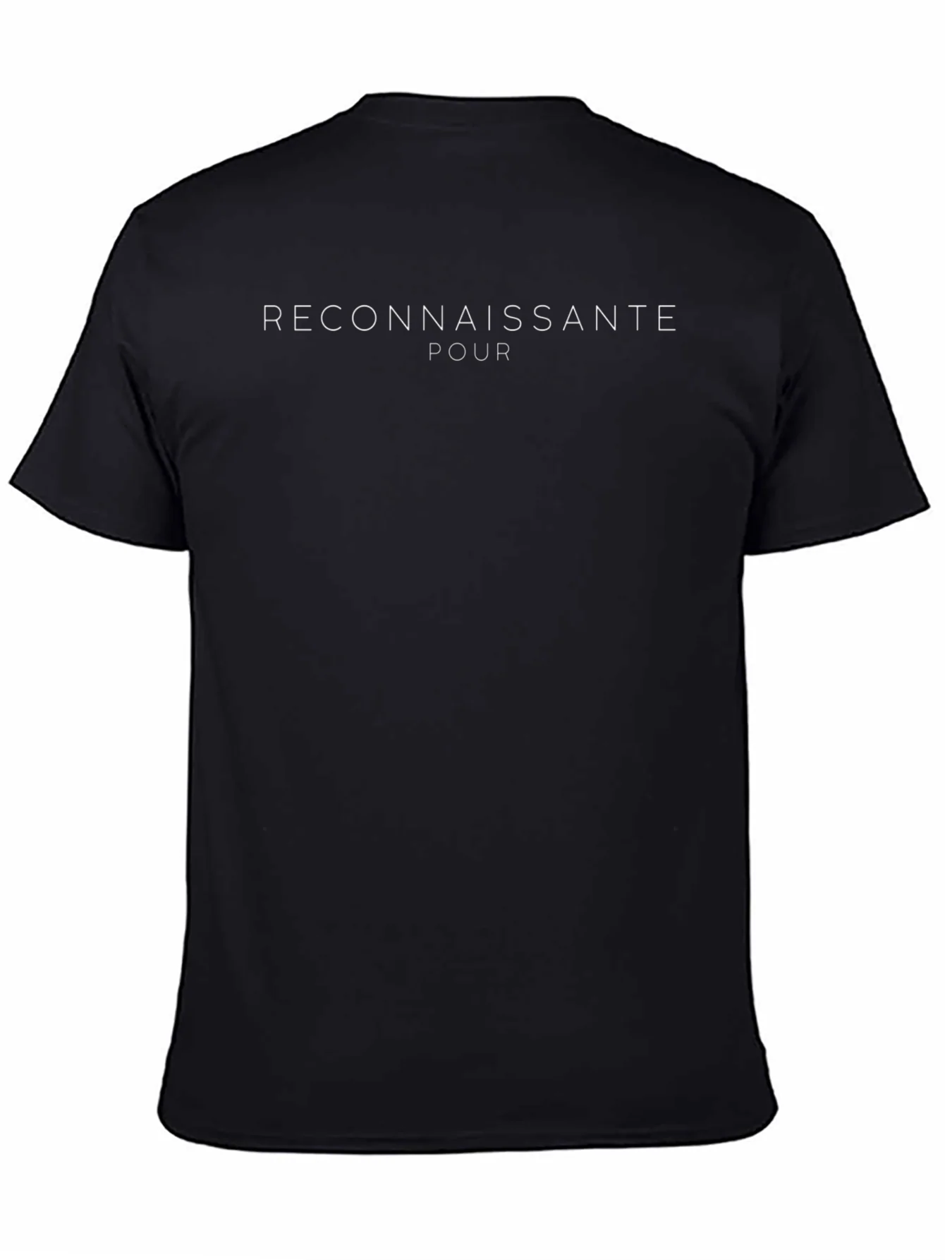 Reconnaissante Pour Graphic Tee - Black