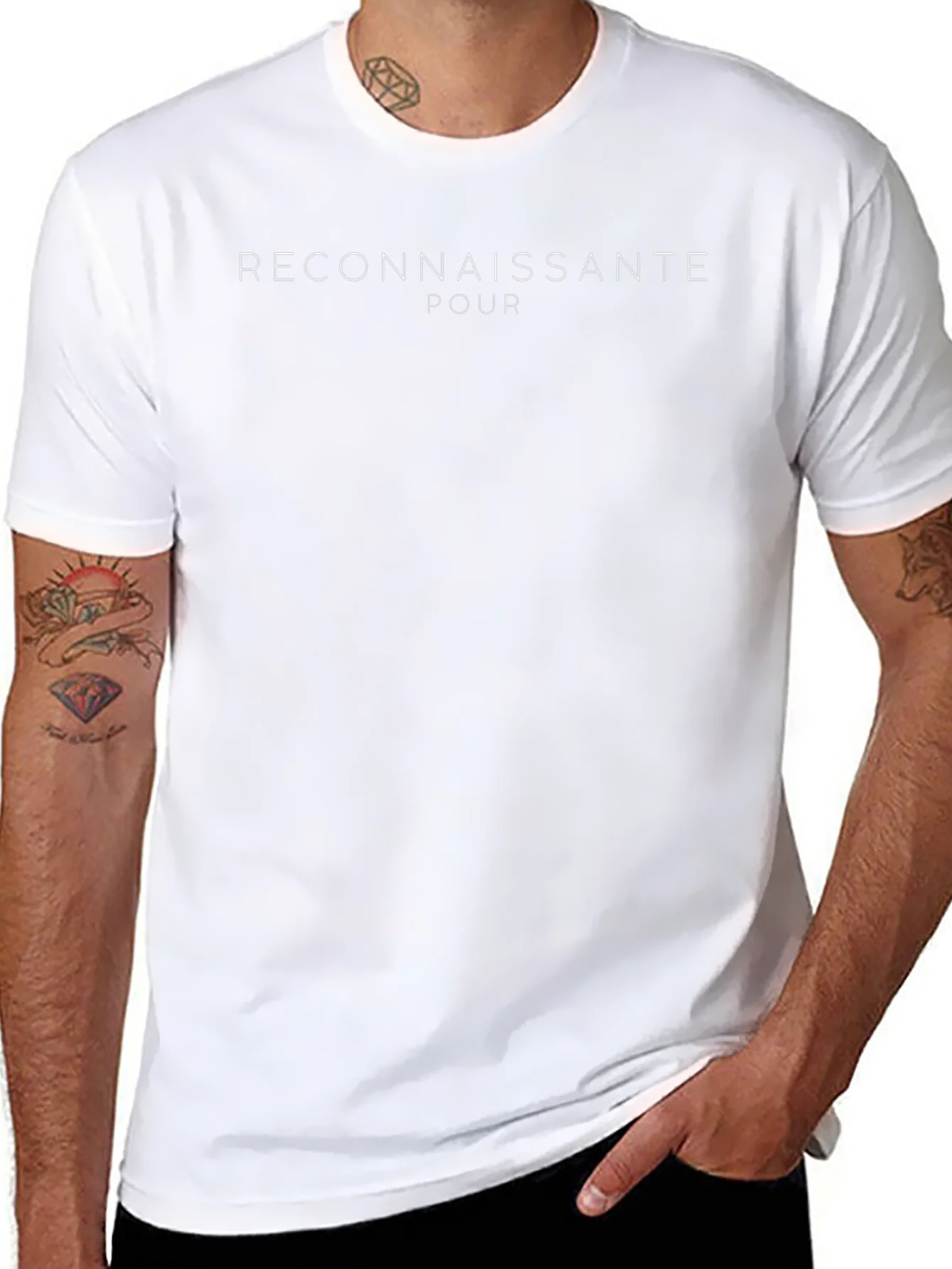 Reconnaissante Pour Graphic Tee - Black