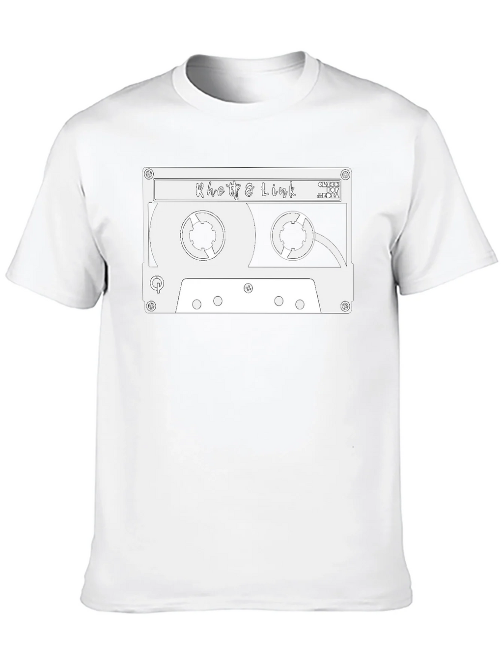 Rhett & Link Cassette Tape Graphic Black T-Shirt