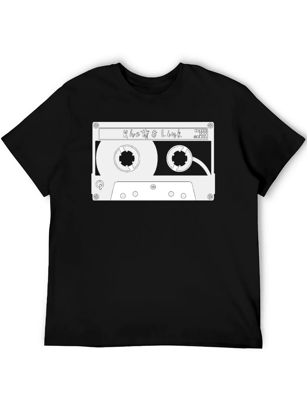 Rhett & Link Cassette Tape Graphic Black T-Shirt