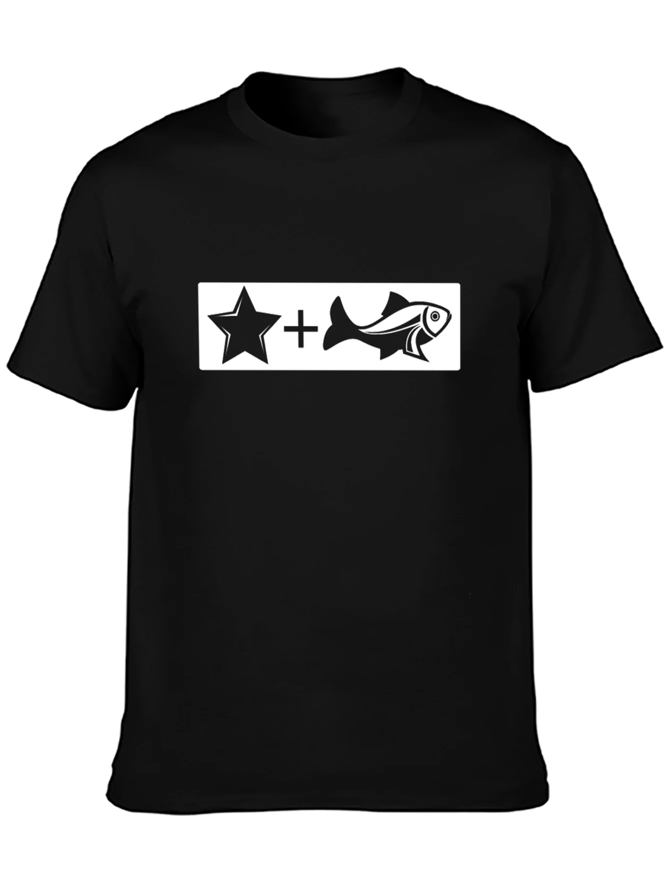 Starfish Graphic Tee - Black Casual Shirt