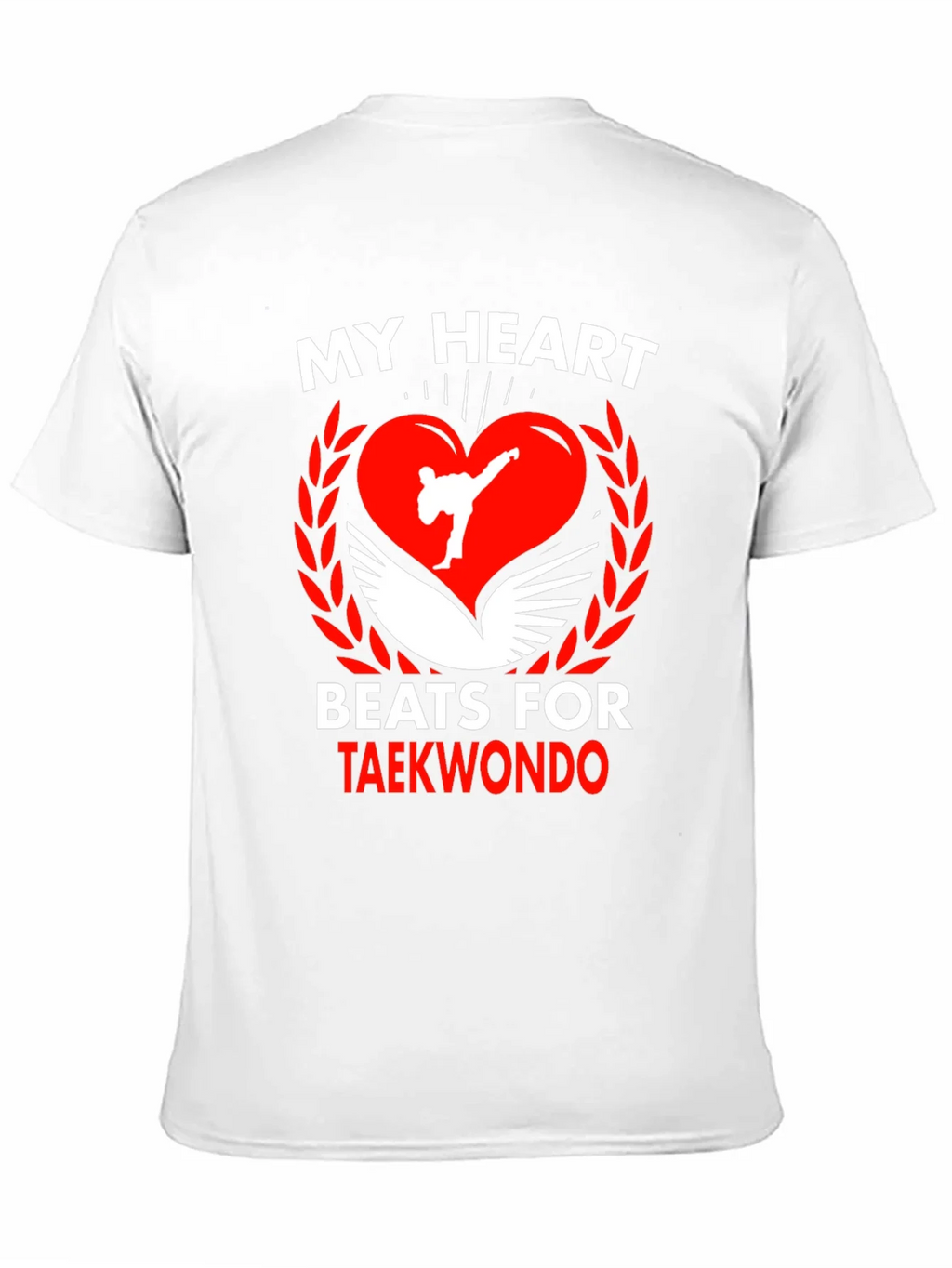 Taekwondo Heartbeat T-Shirt Martial Arts Tee