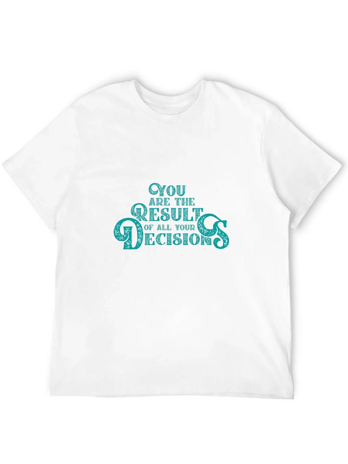 Decisions T-Shirt -  Black Crew Neck Tee