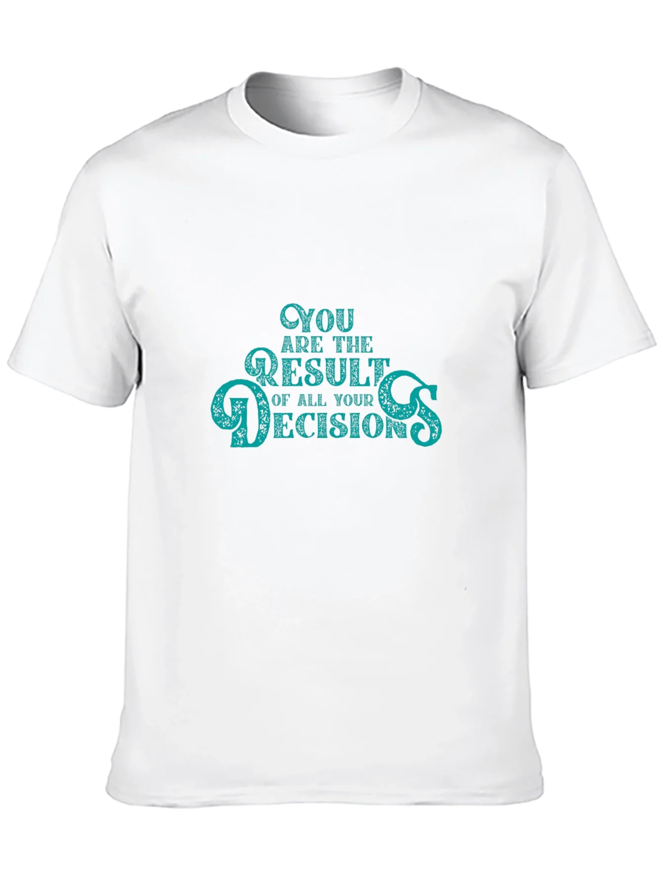 Decisions T-Shirt -  Black Crew Neck Tee