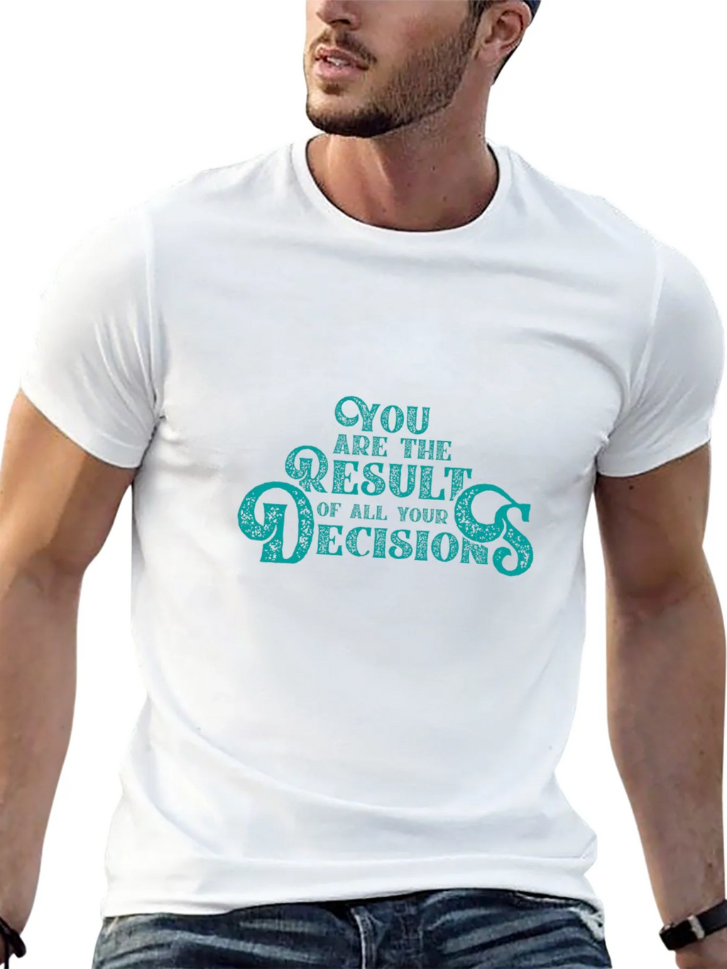 Decisions T-Shirt -  Black Crew Neck Tee