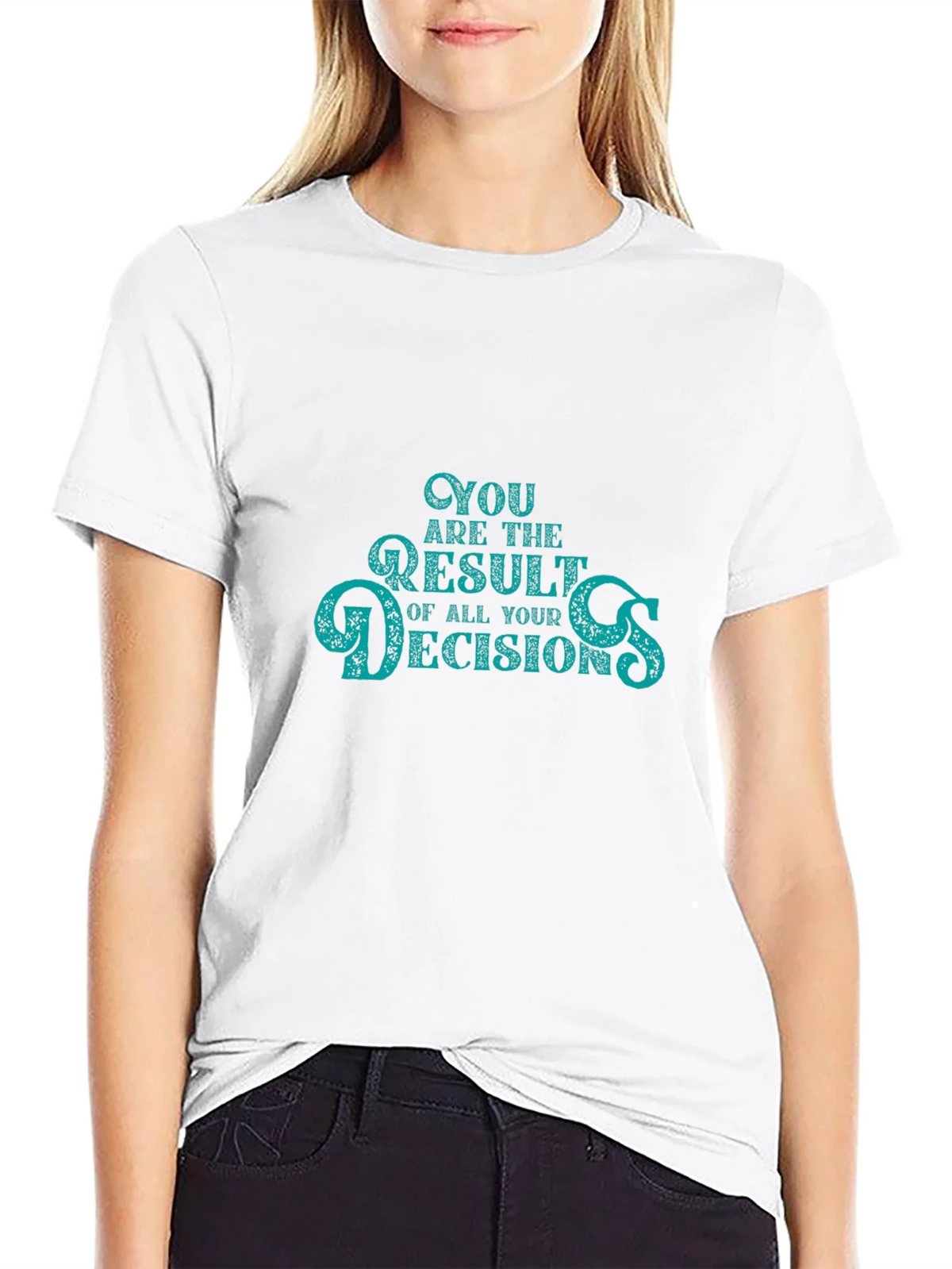 Decisions T-Shirt -  Black Crew Neck Tee