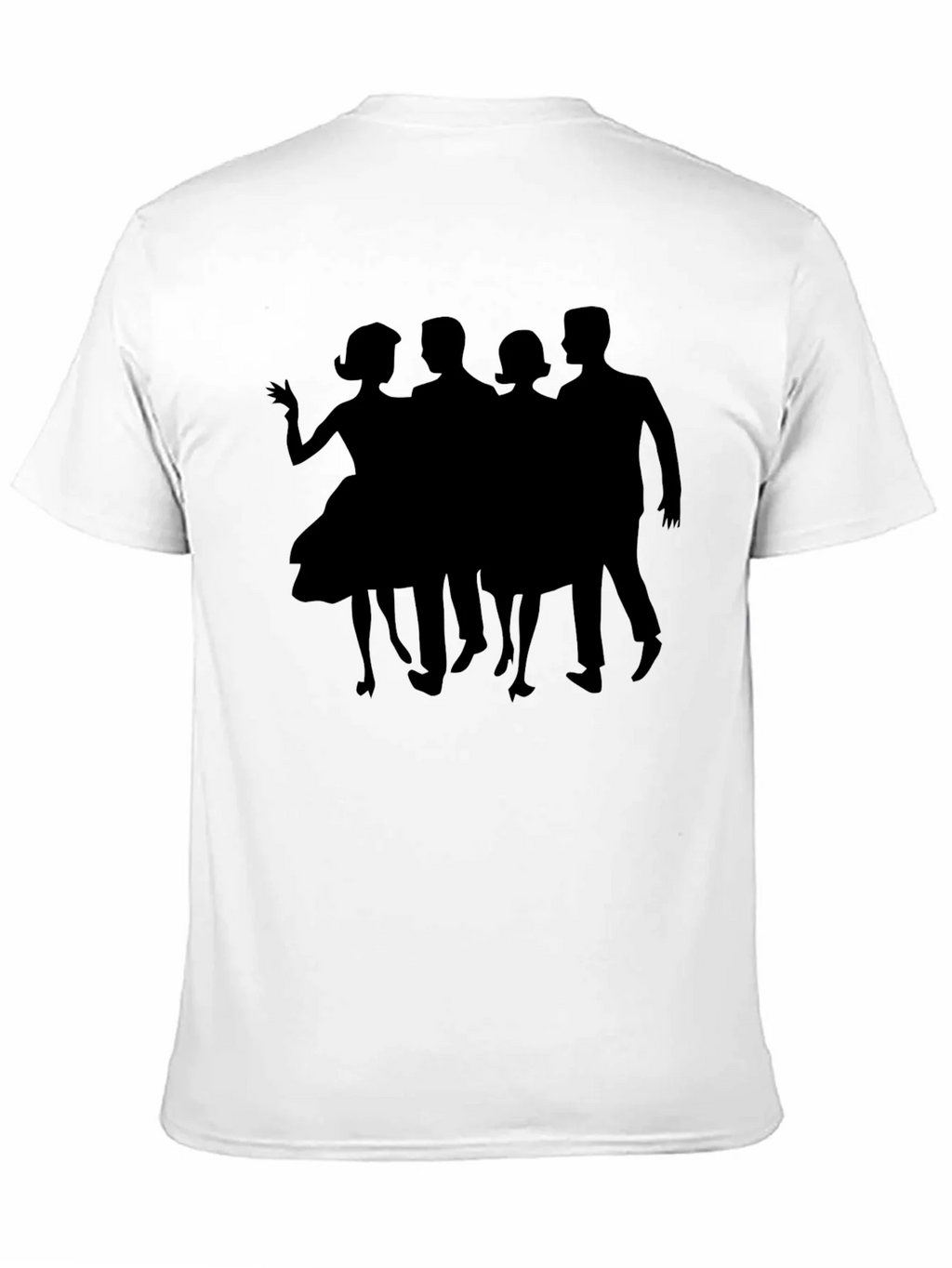Retro Silhouette Crew Neck T-Shirt