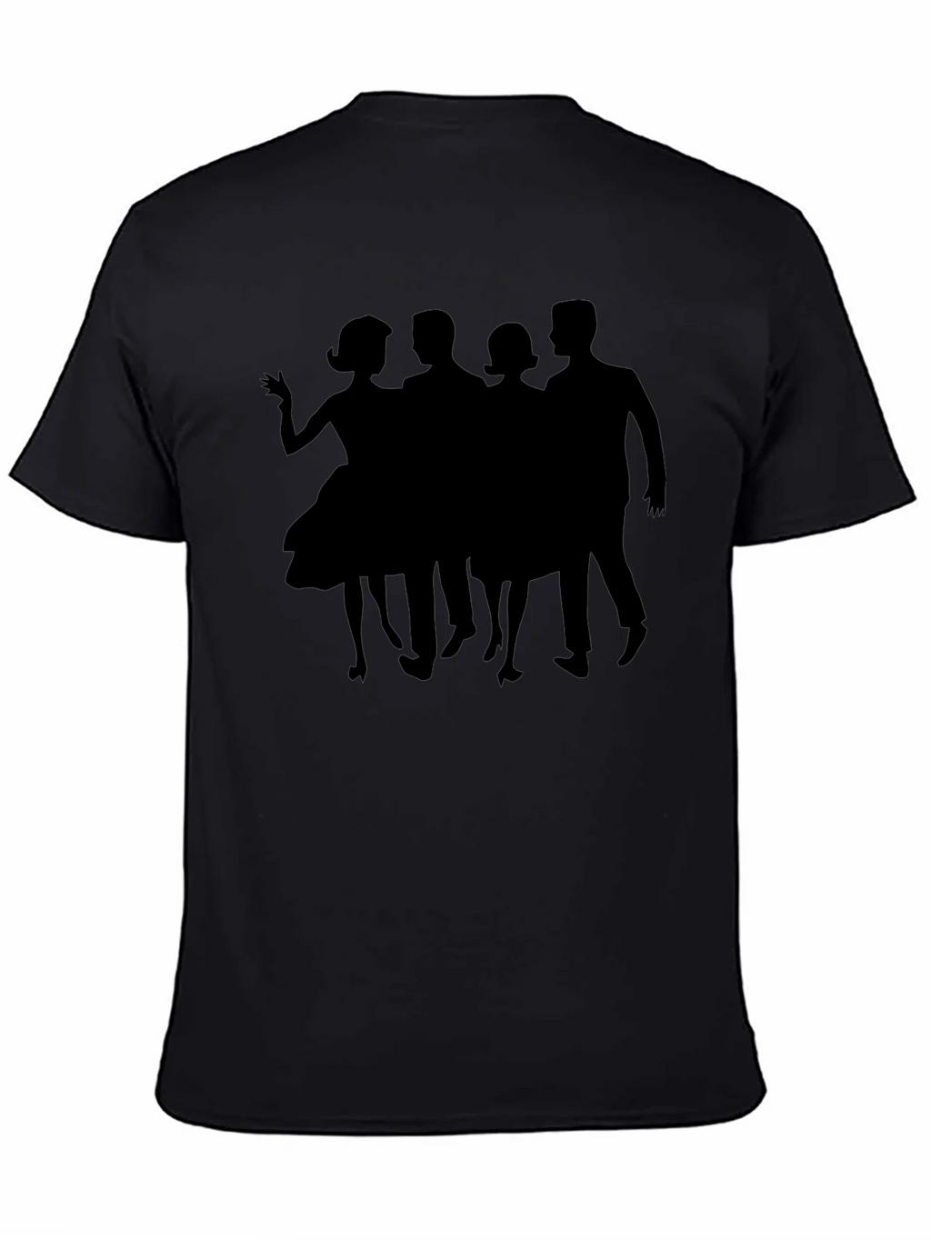 Retro Silhouette Crew Neck T-Shirt