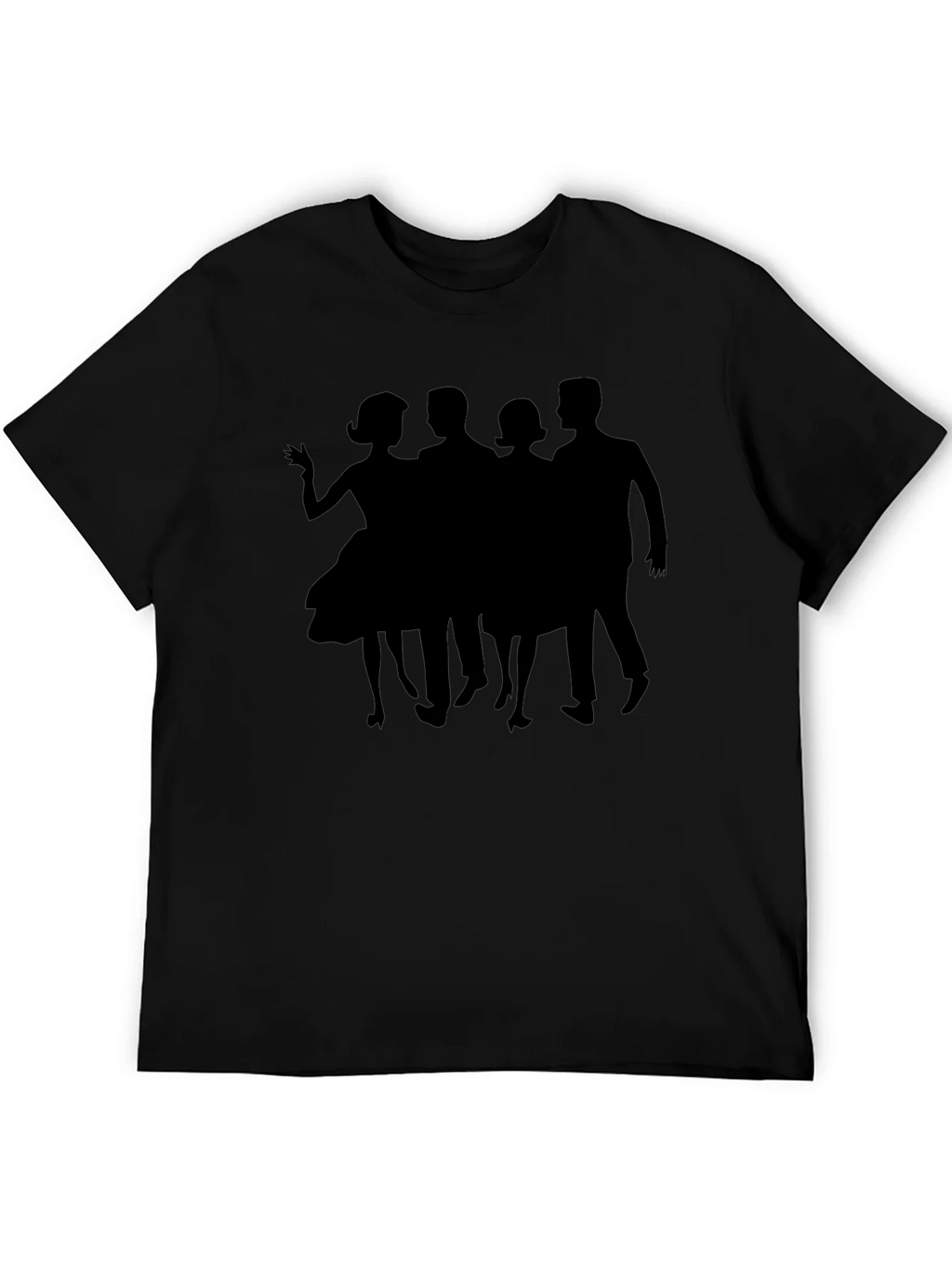 Retro Silhouette Crew Neck T-Shirt