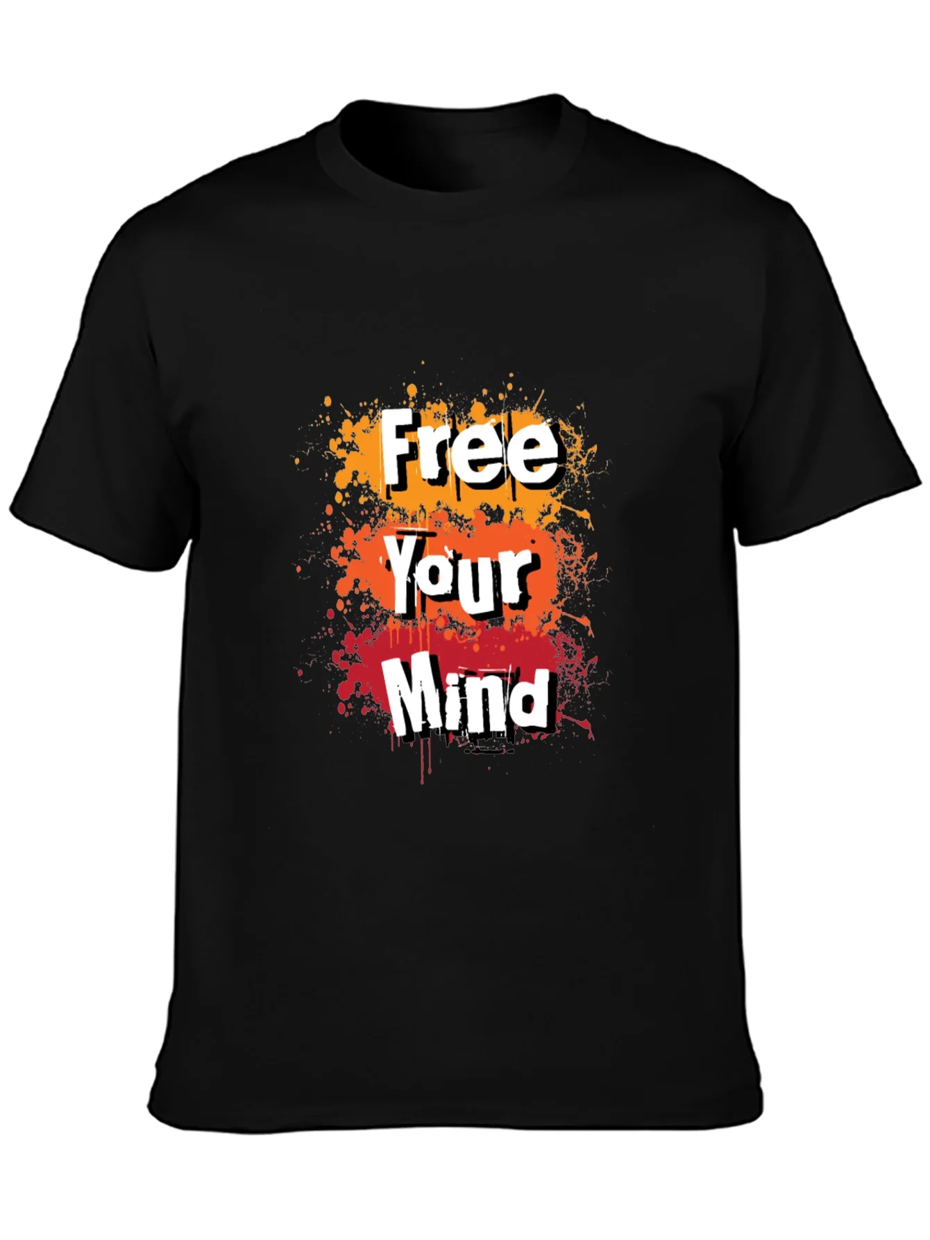 Free Your Mind Graphic Tee - Trendy Mens T-Shirt