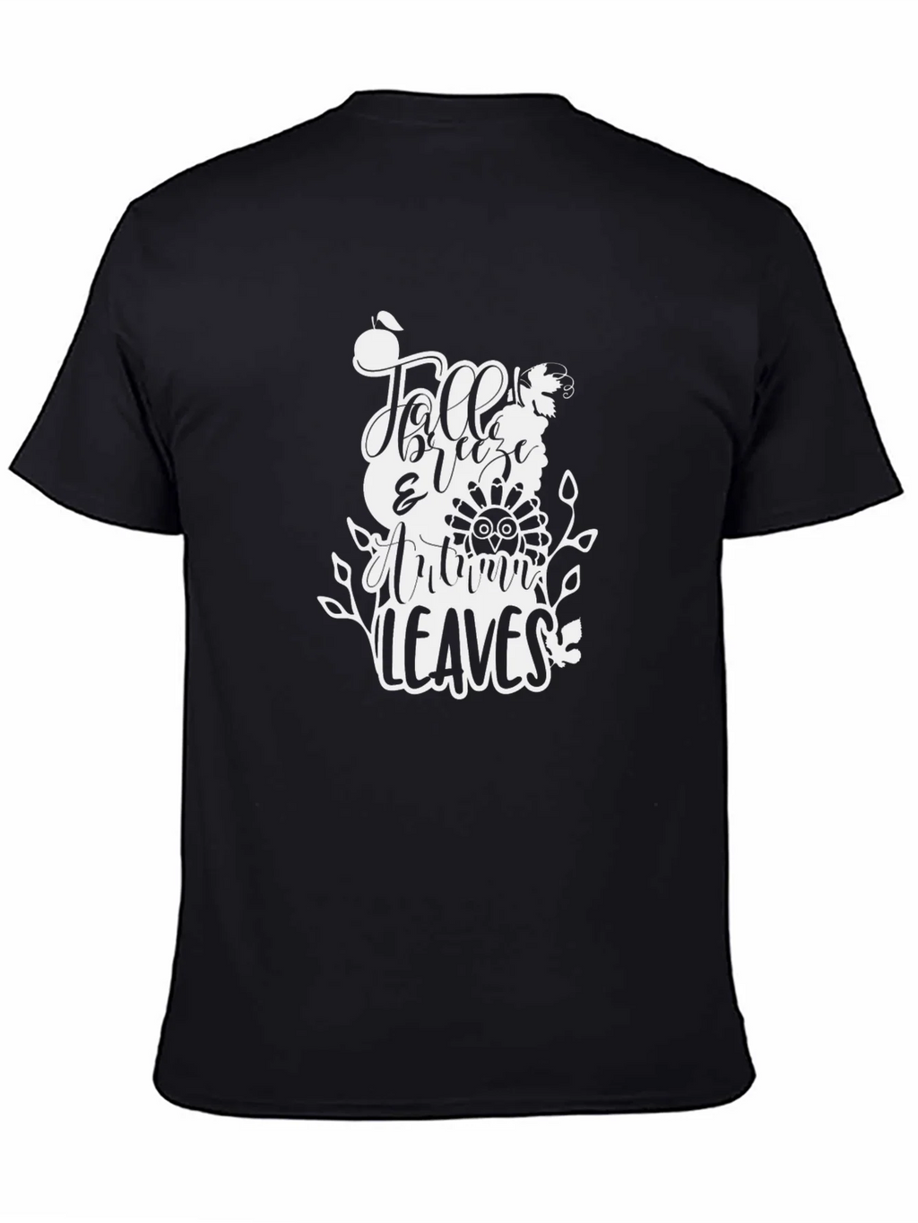 Fall Breeze Autumn Leaves Graphic Tee