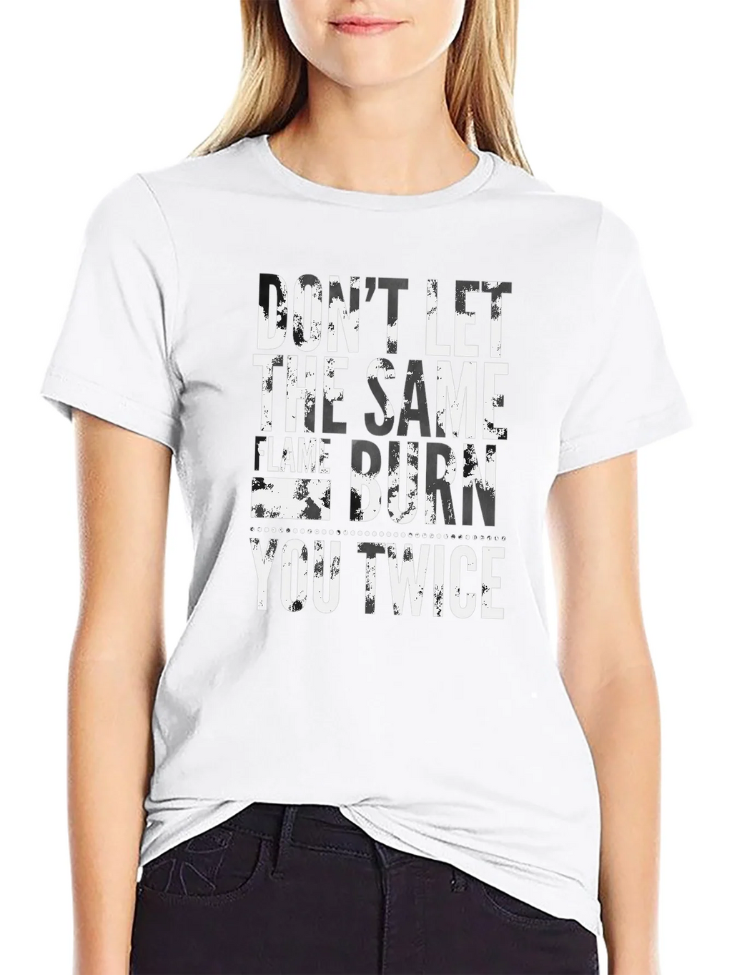 Dont Let It Burn Black Graphic T-Shirt