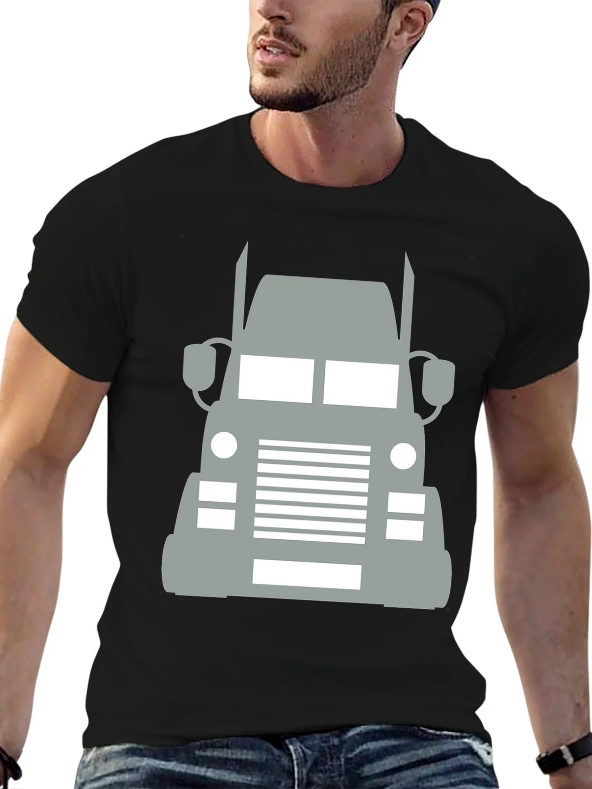 Truck Graphic Tee - Modern Style