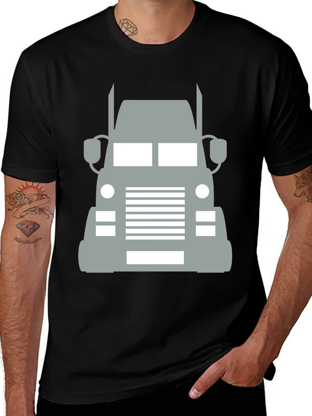 Truck Graphic Tee - Modern Style