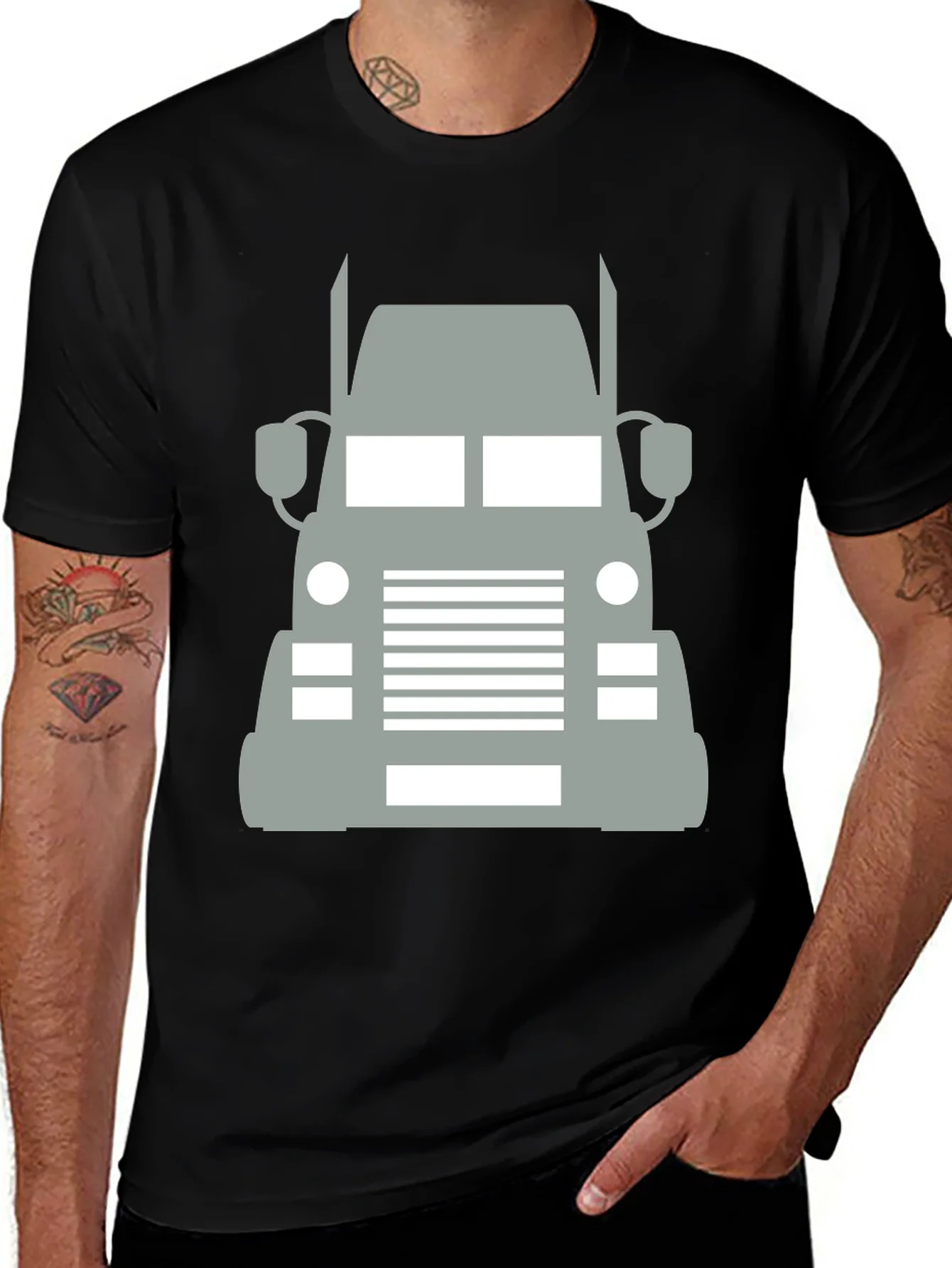 Truck Graphic Tee - Modern Style