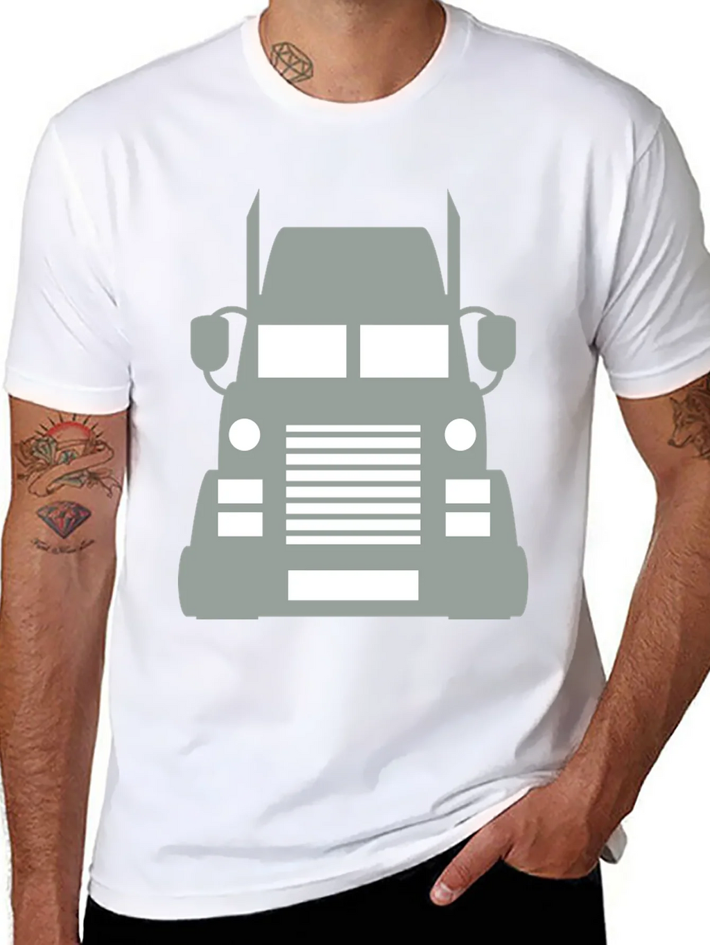 Truck Graphic Tee - Modern Style