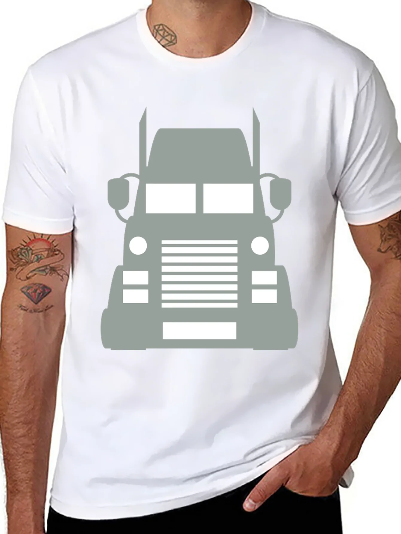 Truck Graphic Tee - Modern Style
