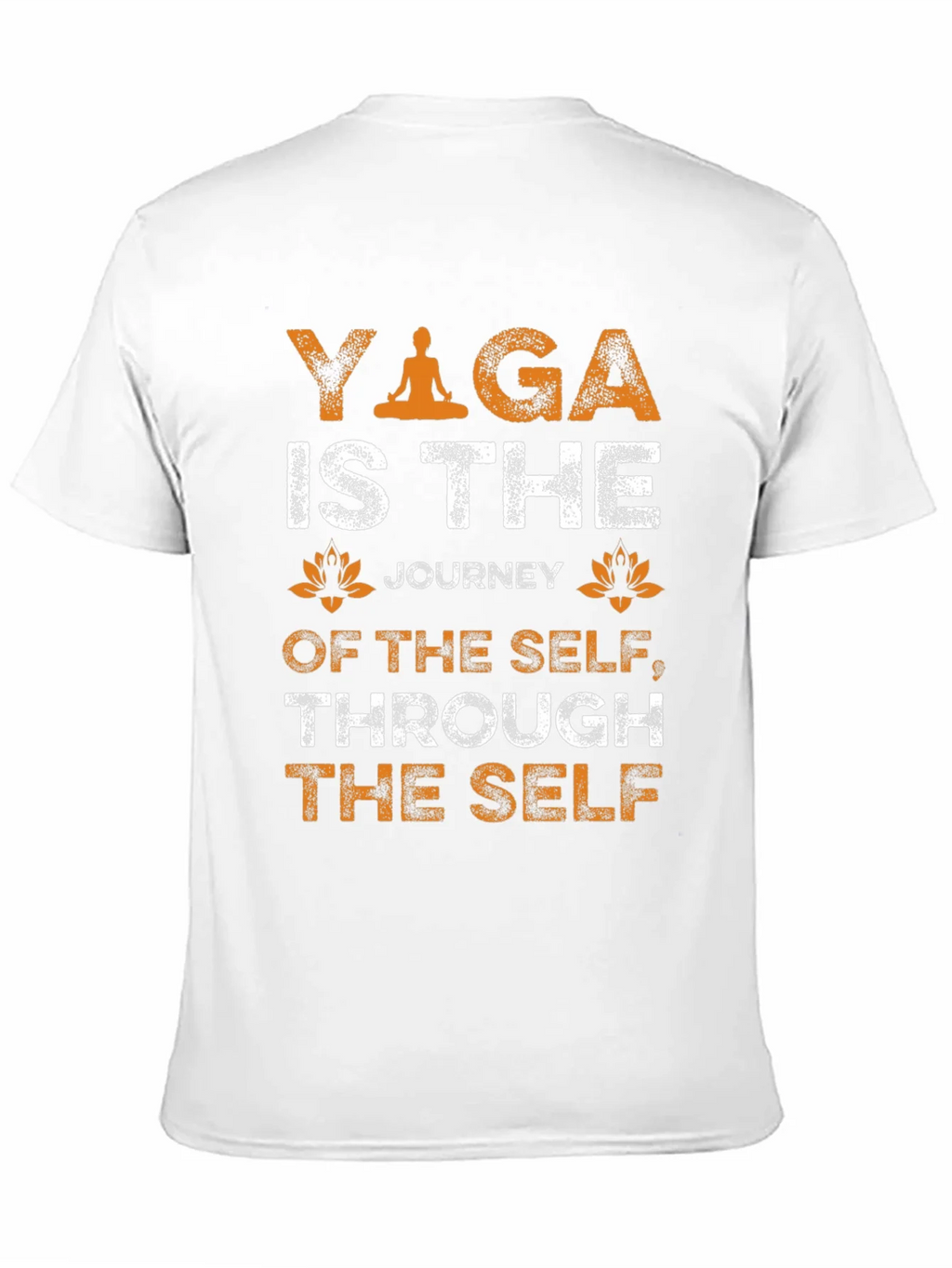Yoga Journey T-Shirt - Self Through Self Black Tee