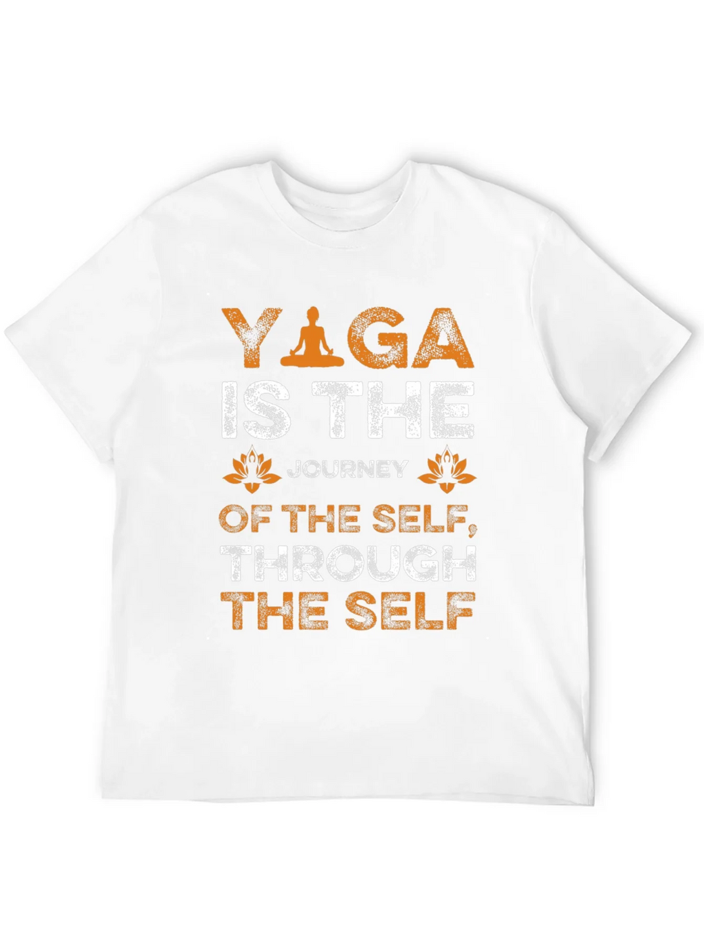 Yoga Journey T-Shirt - Self Through Self Black Tee