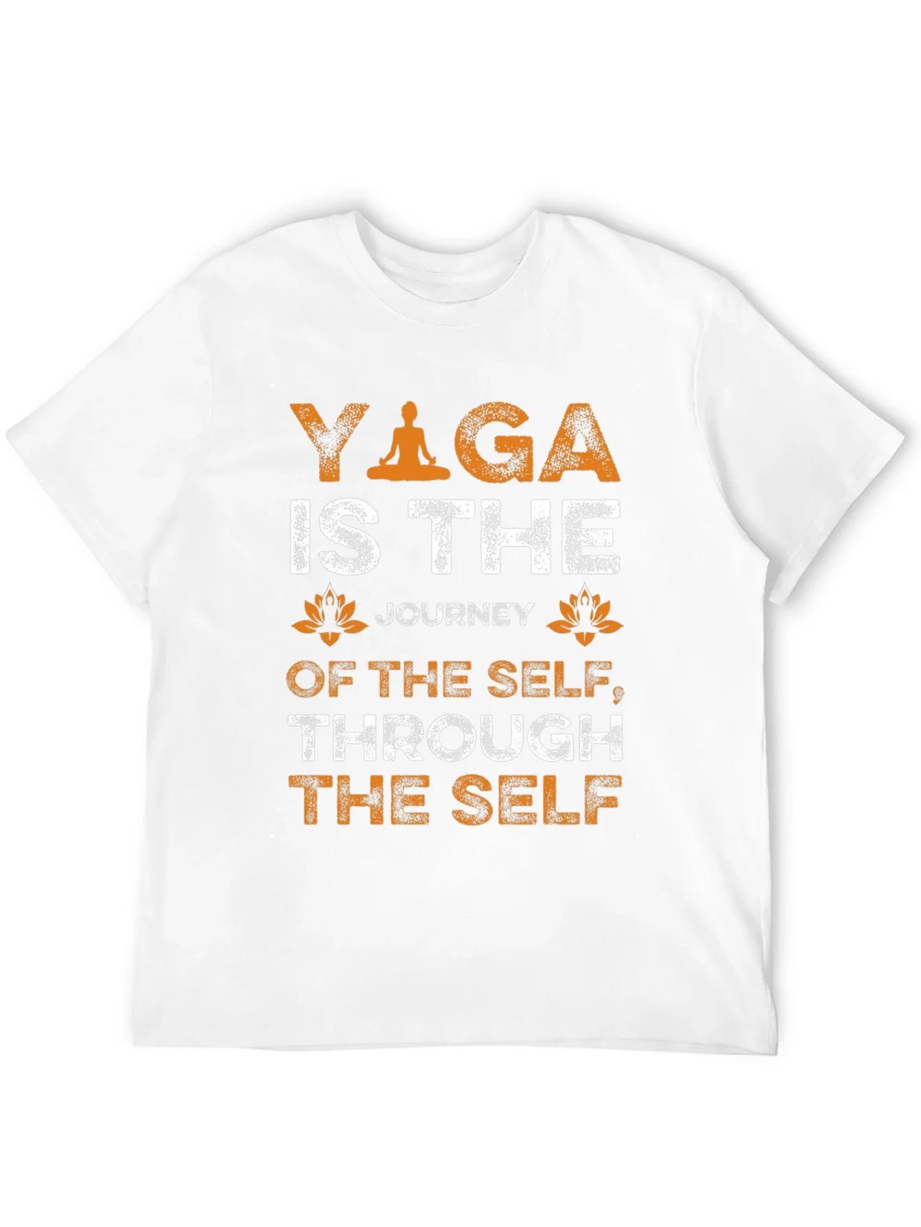 Yoga Journey T-Shirt - Self Through Self Black Tee