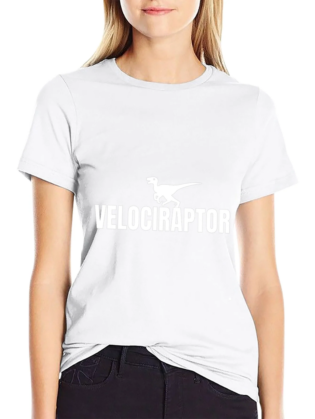 Velociraptor Dinosaur Graphic T-Shirt