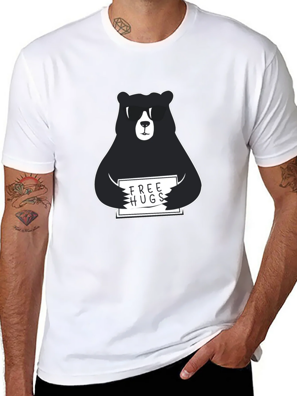 Free Hugs Bear T-Shirt