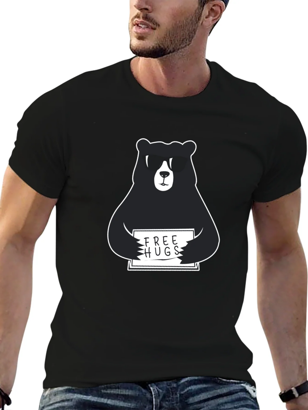 Free Hugs Bear T-Shirt