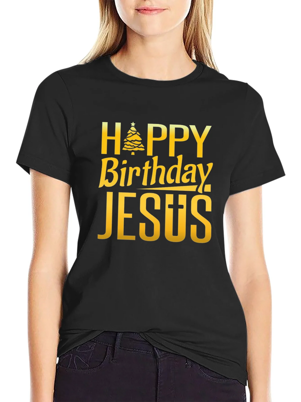 Happy Birthday Jesus T-Shirt Holiday Apparel