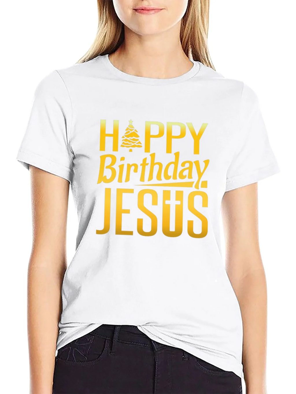 Happy Birthday Jesus T-Shirt Holiday Apparel