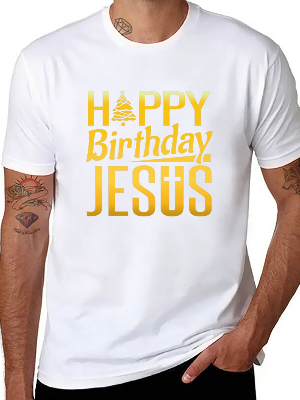 Happy Birthday Jesus T-Shirt Holiday Apparel