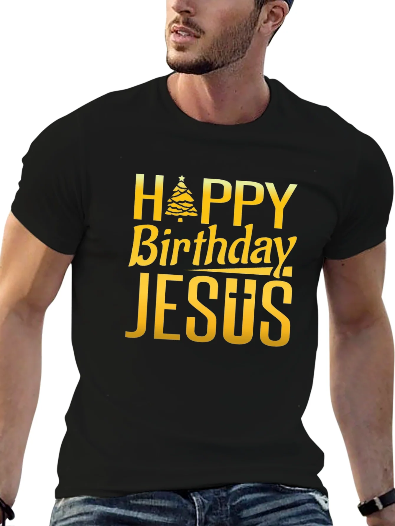 Happy Birthday Jesus T-Shirt Holiday Apparel