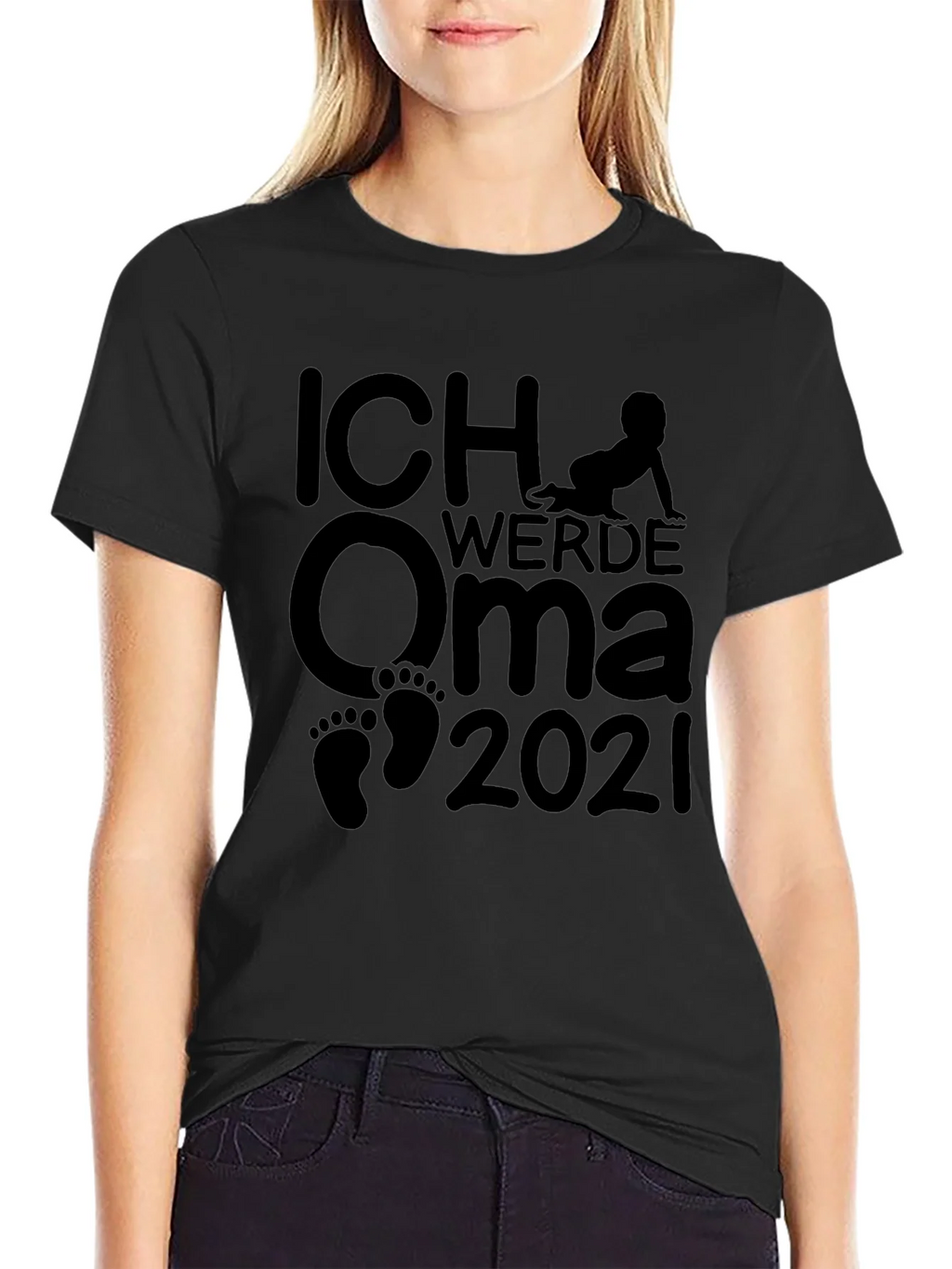 Ich Werde Oma 2021 T-Shirt - Expecting Grandma Tee
