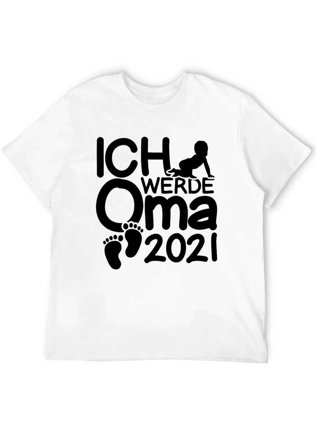 Ich Werde Oma 2021 T-Shirt - Expecting Grandma Tee