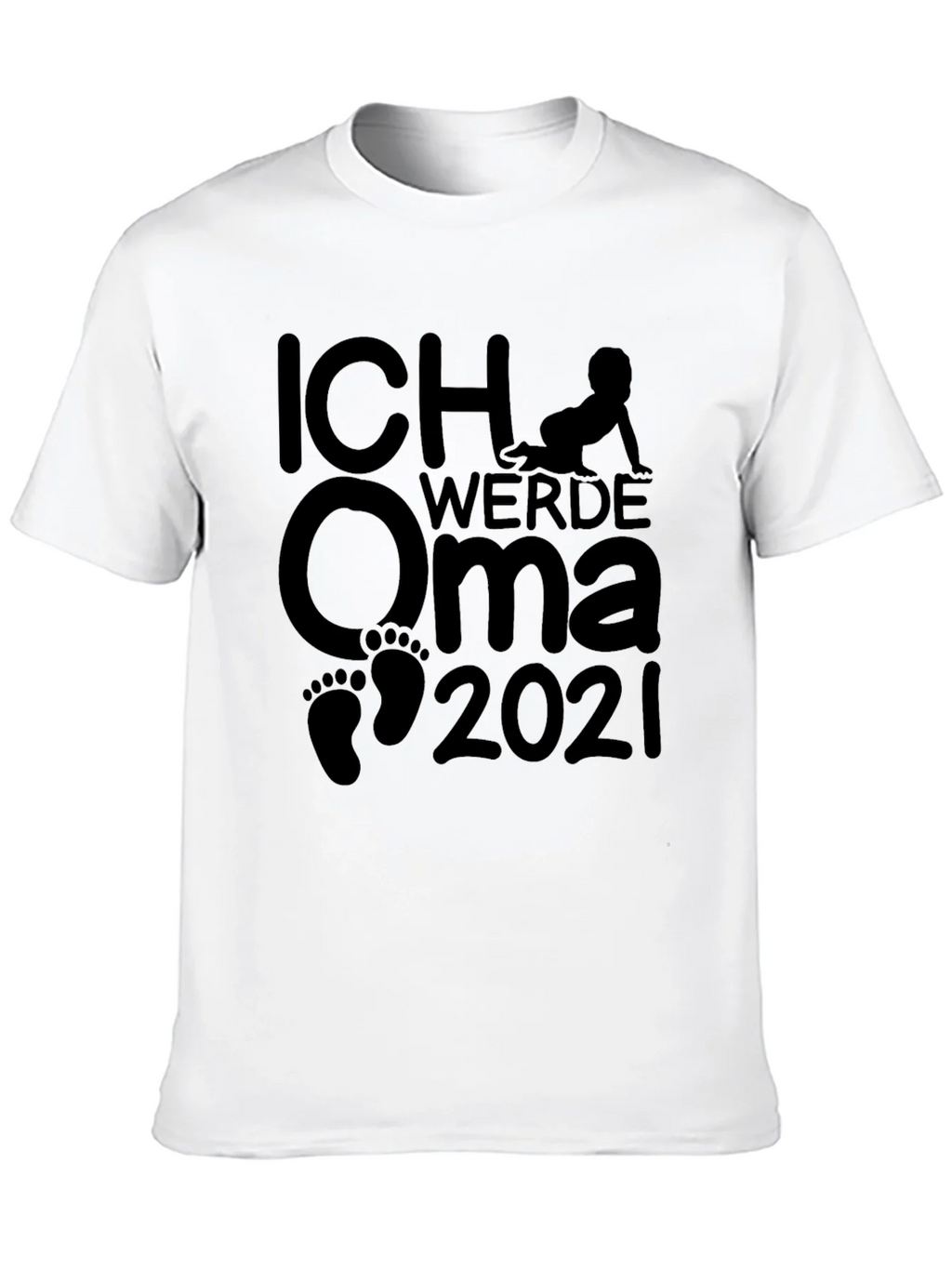 Ich Werde Oma 2021 T-Shirt - Expecting Grandma Tee