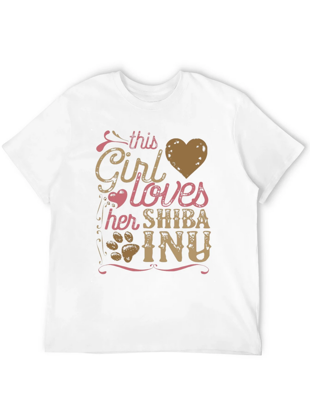 Girl Loves Shiba Inu T-Shirt