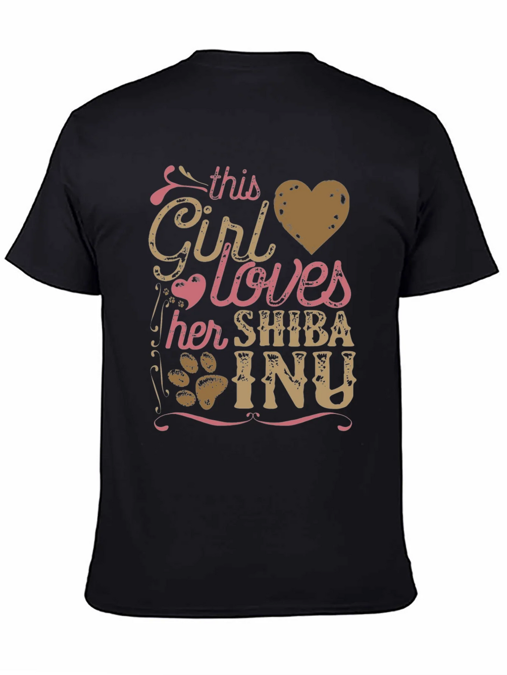 Girl Loves Shiba Inu T-Shirt
