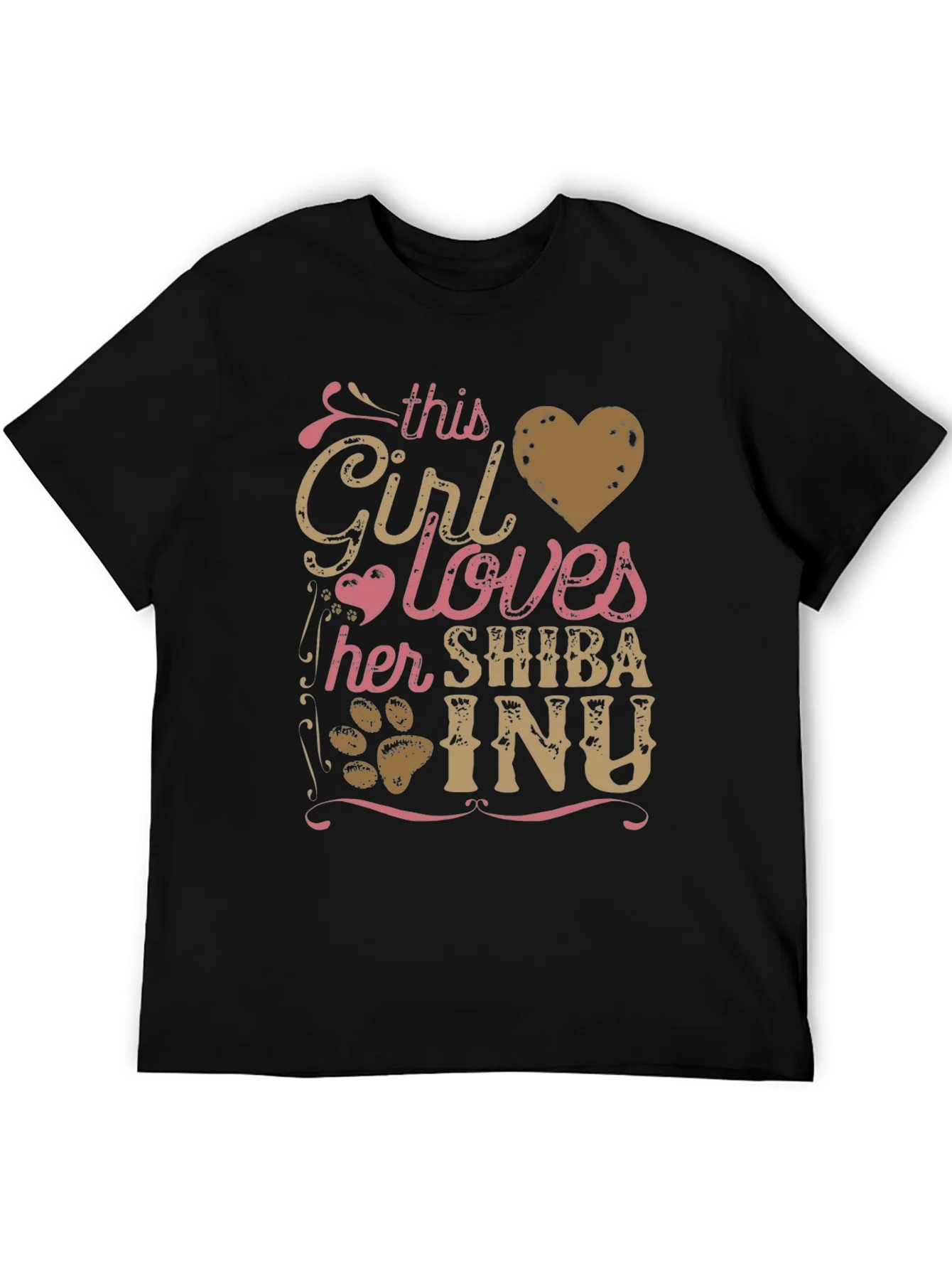 Girl Loves Shiba Inu T-Shirt