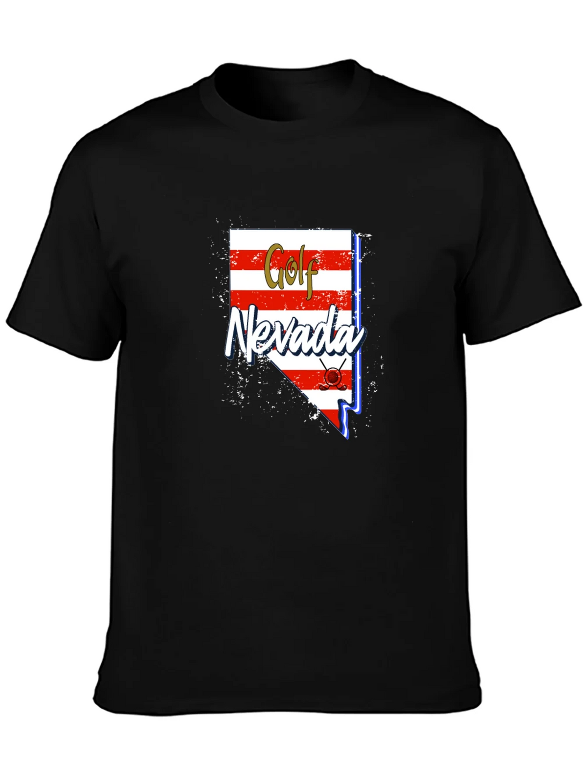 Golf Nevada T-Shirt - Novelty State Pride Tee