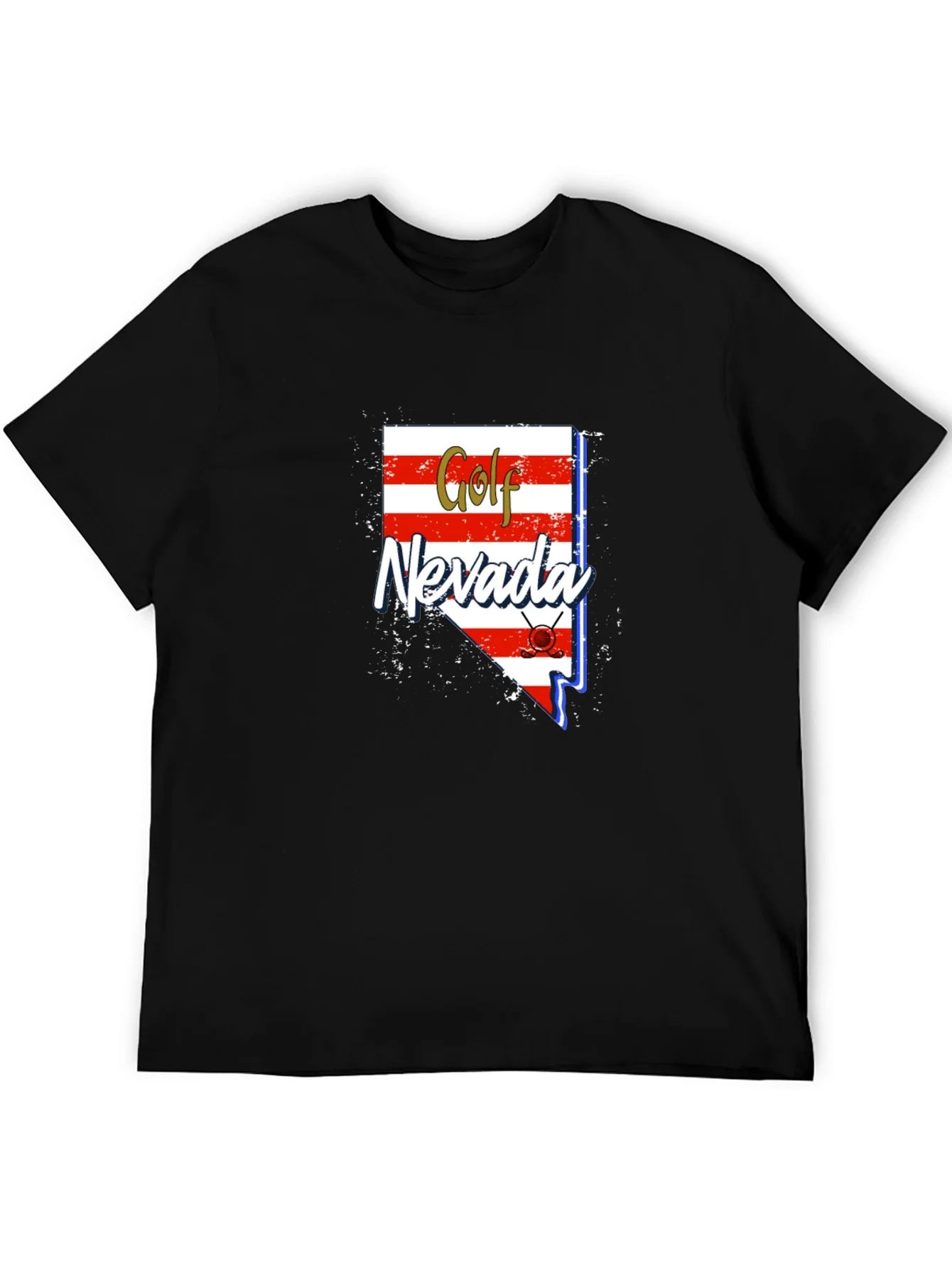Golf Nevada T-Shirt - Novelty State Pride Tee