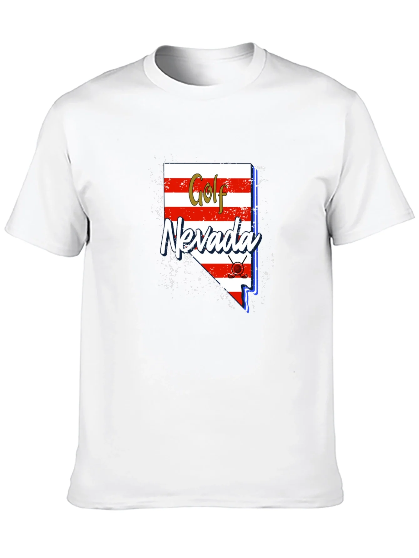 Golf Nevada T-Shirt - Novelty State Pride Tee