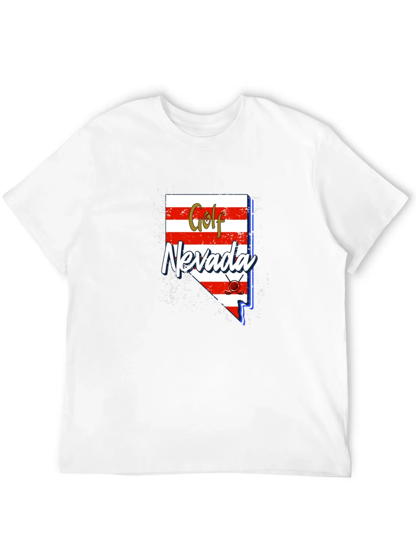 Golf Nevada T-Shirt - Novelty State Pride Tee