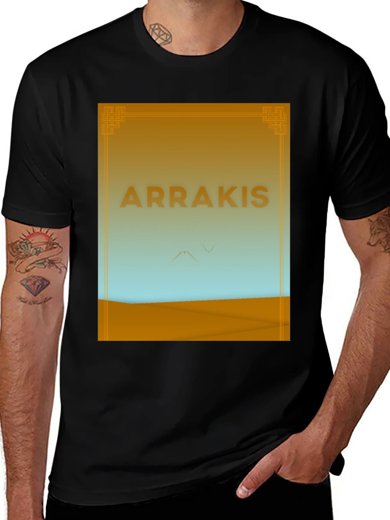Arrakis Dune T-Shirt - Sci-Fi Inspired Graphic Tee
