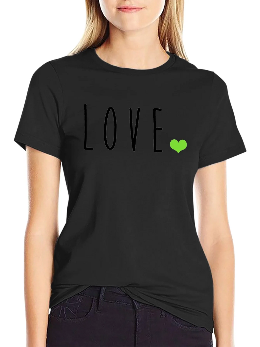Love Heart Graphic T-Shirt - Casual Comfort