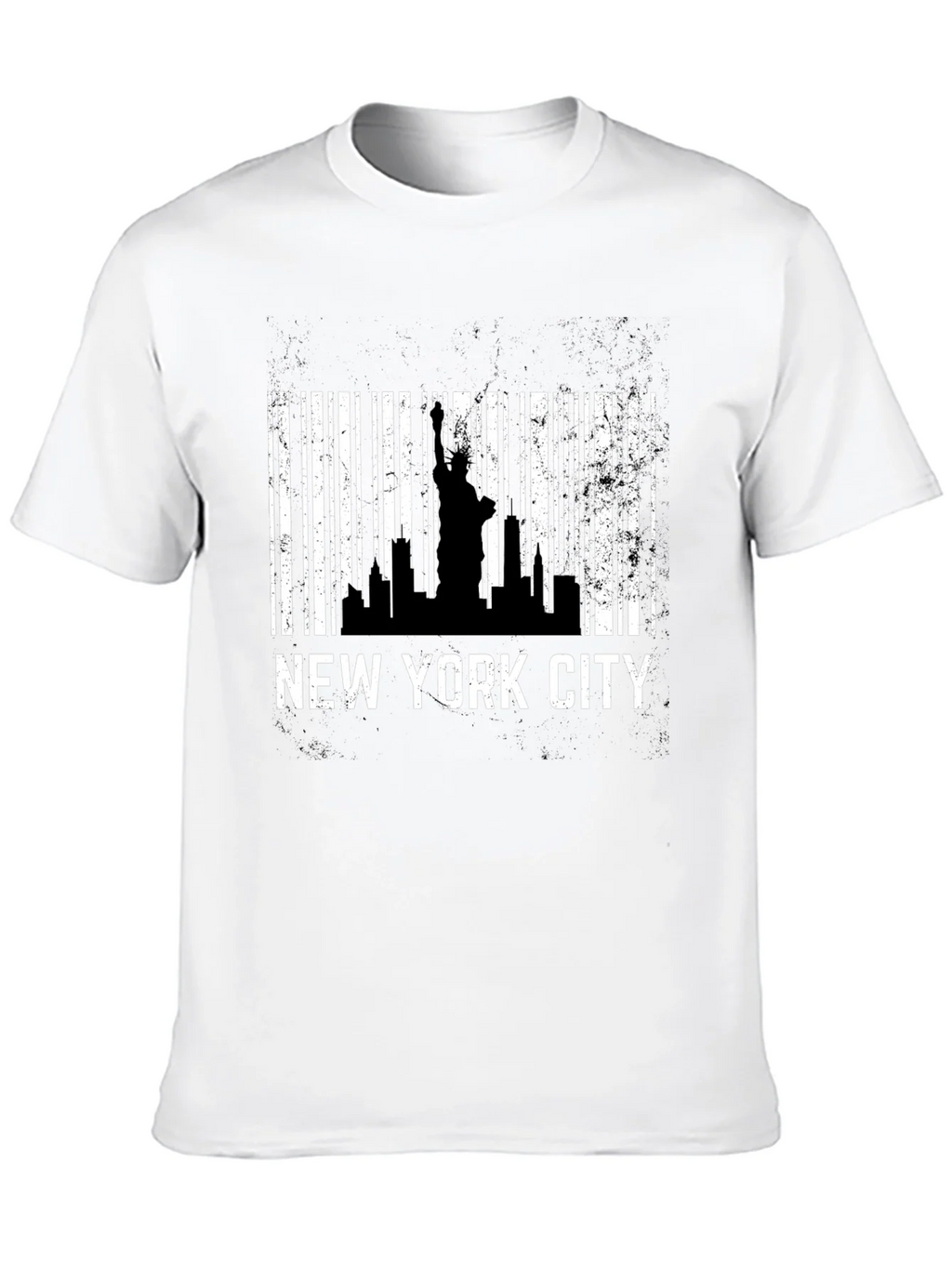 New York City Skyline Barcode T-Shirt